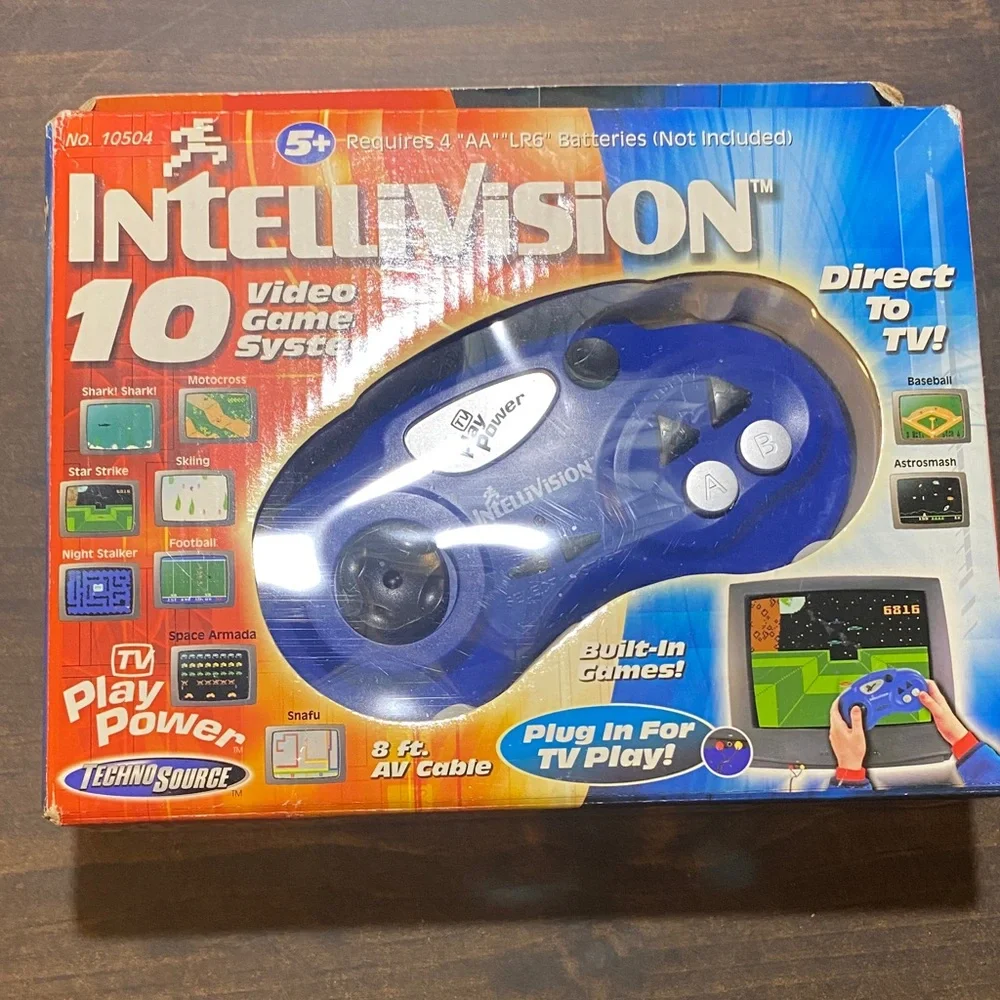 10 Video Game System - Blue